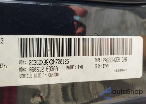 2013 Dodge Charger Se from USA, damaged, VIN 2C3CDXBGXDH720125